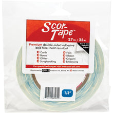 Load image into Gallery viewer, Scor-Tape 1/4" Double-Sided Tape