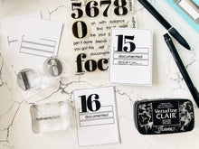 Load image into Gallery viewer, List Builder - Focus 5x7 Stamp Set