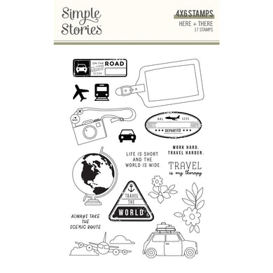 Here + There 4x6 Stamp Set