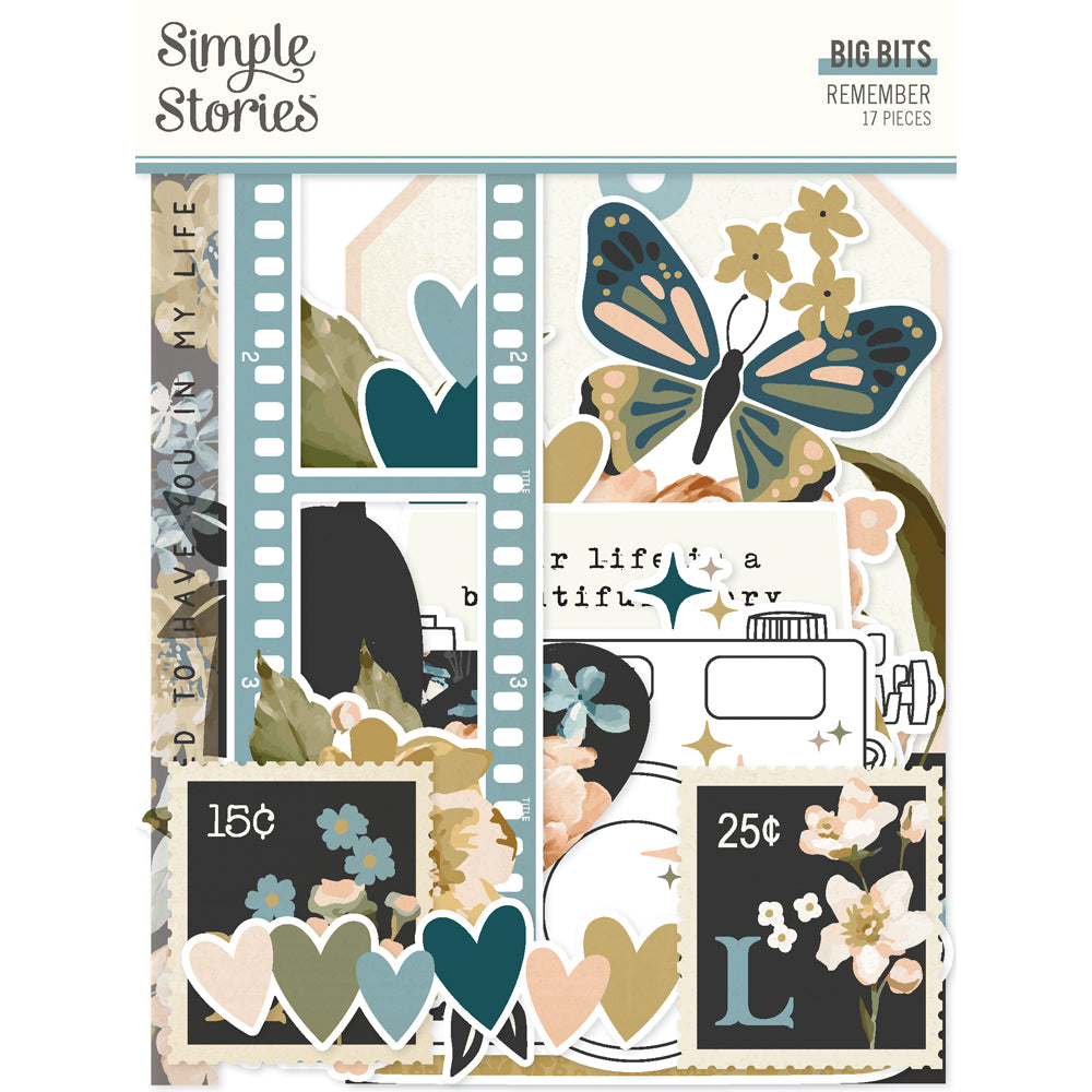 Simple Stories | Remember Collection | Big Bits Die Cuts