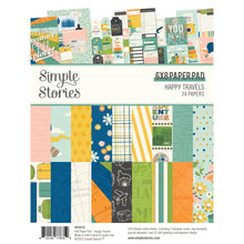 Load image into Gallery viewer, Simple Stories | Happy Travels - 6x8 Paper Pad