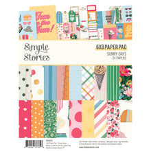 Load image into Gallery viewer, Simple Stories | Sunny Days - 6x8 Paper Pad