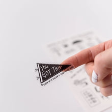 Load image into Gallery viewer, Kwohtations | Notes to Self - Self Care 5x7 Clear Stickers