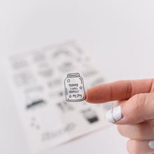 Load image into Gallery viewer, Kwohtations | Notes to Self - Affirmation 5x7 Clear Stickers