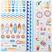 Load image into Gallery viewer, 49 & Market | Beach Vibes - Puffy Stickers