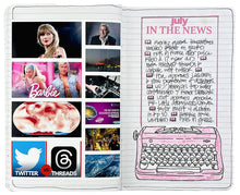 Load image into Gallery viewer, List Builder - In the News 5x7 Stamp Set