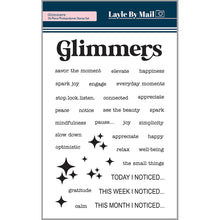 Load image into Gallery viewer, Glimmers 4x6 Stamp Set