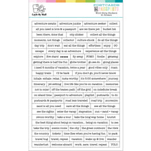 Load image into Gallery viewer, Layle By Mail | Postcards & Passports - Wordstrip Stickers