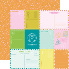 Load image into Gallery viewer, Layle By Mail | Postcards & Passports - 12x12 Paper Pack