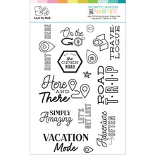 Load image into Gallery viewer, Layle By Mail | Postcards & Passports - Say It 4x6 Stamp Set