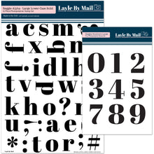 Load image into Gallery viewer, Reggie Numbers - Large 3x4 Stamp Set