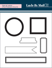 Load image into Gallery viewer, Layle By Mail | Tabs & Labels - 4x4 Stamp Set