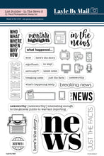 Load image into Gallery viewer, List Builder - In the News 2 - 5x7 Stamp Set