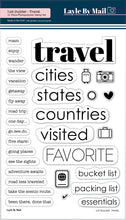 Load image into Gallery viewer, List Builder - Travel 4x6 Stamp Set