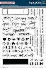 Load image into Gallery viewer, 2024 About Last Month | 6x8 Stamp Set