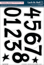 Load image into Gallery viewer, Christine Large Numbers - Solid 6x8 Stamp Set