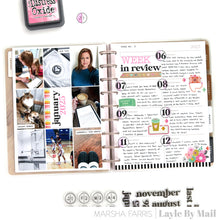 Load image into Gallery viewer, 2025 About Last Month - 6x8 Stamp Set