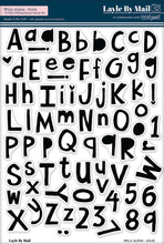 Load image into Gallery viewer, Willy 6x8 Alphabet - Solid Stamp Set