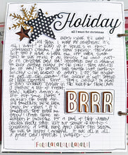 Load image into Gallery viewer, Wordstrips - Holiday 3x4 Stamp Set