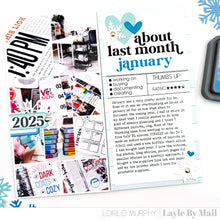 Load image into Gallery viewer, 2025 About Last Month - 6x8 Stamp Set
