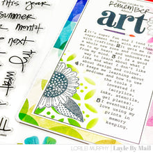 Load image into Gallery viewer, List Builder - All the Things 5x7 Stamp Set