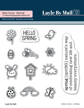 Load image into Gallery viewer, List Builder - Mini Icons - Spring 3x3 Stamp Set