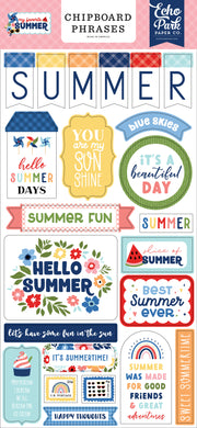 My Favorite Summer Chipboard Accents