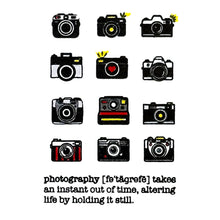 Load image into Gallery viewer, List Builder - Mini Icons - Photography 3x3 Stamp Set