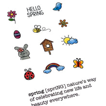 Load image into Gallery viewer, List Builder - Mini Icons - Spring 3x3 Stamp Set