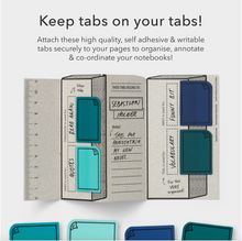 Load image into Gallery viewer, Bookaroo Sticky Tabs - Blues