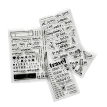 Load image into Gallery viewer, Scattered Thoughts 4x4 Stamp Set