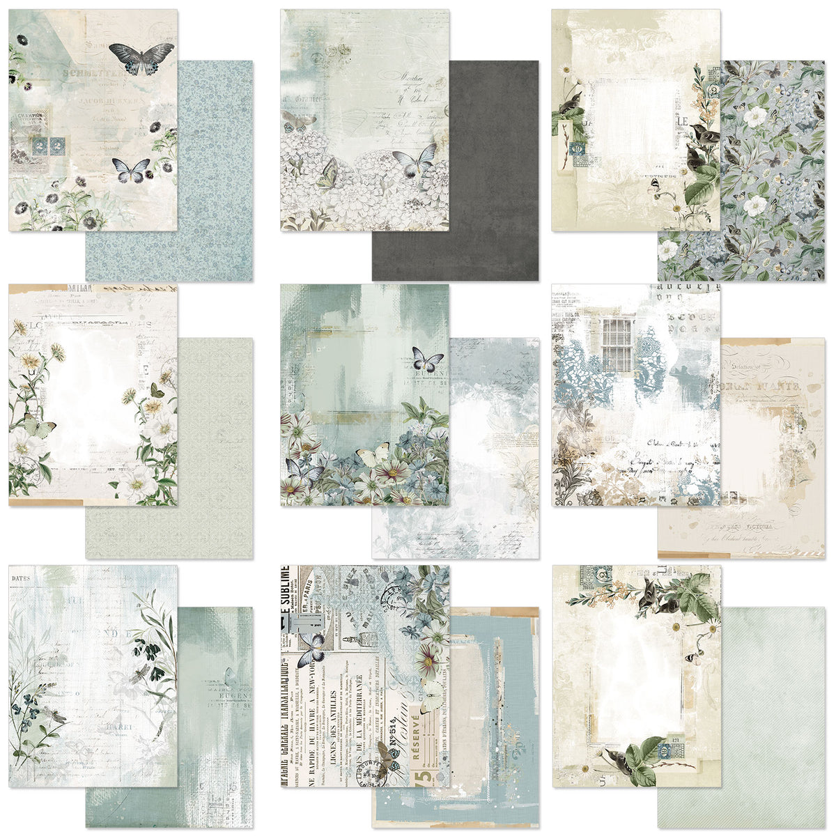 49 and Market - Vintage Artistry Moonlit Garden Collection - Laser Cut Elements - Wildflower