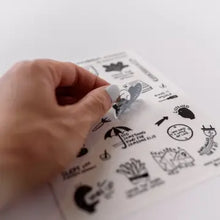 Load image into Gallery viewer, Kwohtations | Notes to Self - Achievement 5x7 Clear Stickers