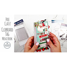 Load image into Gallery viewer, Creating a Clipboard Tag Mini Book | FREE CLASS
