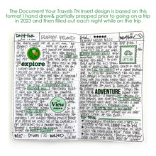 Load image into Gallery viewer, Layle By Mail | Document Your Travels Standard Wide Inserts