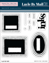 Load image into Gallery viewer, Swatch This - MINI Inks 4x4 Stamp Set