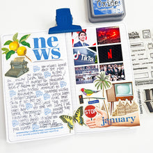 Load image into Gallery viewer, Ellepi Spring Paper Clips - Blue - Medium (7cm)