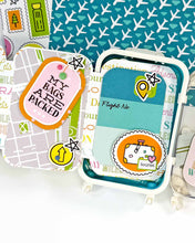 Load image into Gallery viewer, Layle By Mail | Postcards & Passports - Wordstrip Stickers