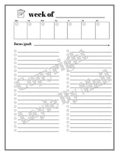 Load image into Gallery viewer, plan.on.it  Weekly Planner - Choose from one of 16 Cover Designs