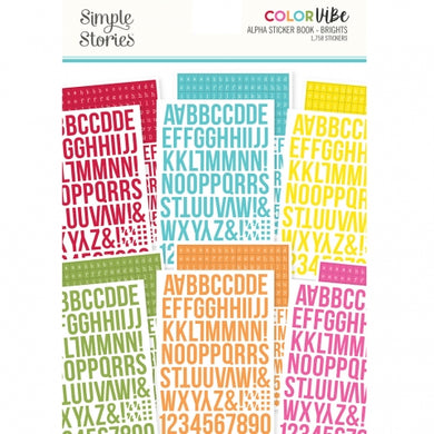 Alphabet Sticker Book - Brights