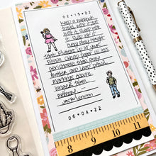 Load image into Gallery viewer, Write Here 5x7 Stamp Set