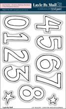 Load image into Gallery viewer, Christine Medium Numbers 4x6 Stamp Set
