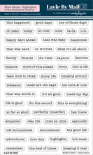 Load image into Gallery viewer, Wordstrips - Highlights 4x6 Stamp Set