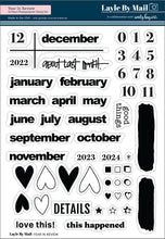 Load image into Gallery viewer, 2022 About Last Month 6x8 Stamp Set