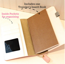 Load image into Gallery viewer, Gold Dot Traveler's Notebook