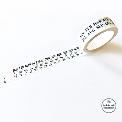Layle By Mail - Date Washi Tape - EXCLUSIVE