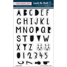 Load image into Gallery viewer, Scatter UPPER Alpha 4x6 Stamp Set
