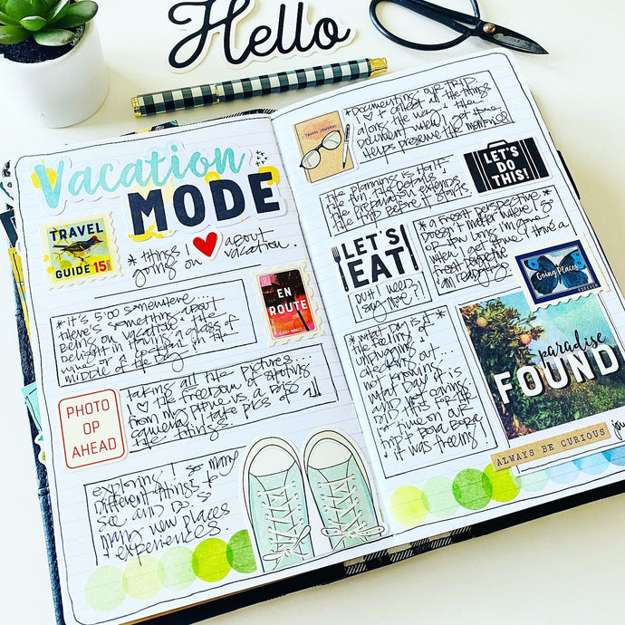 What I Love About Going on Vacation List