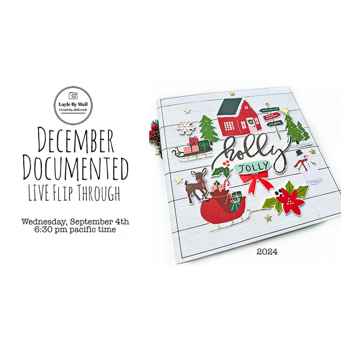 2024 December Documented Mini Book Project Kit Flip Through Video