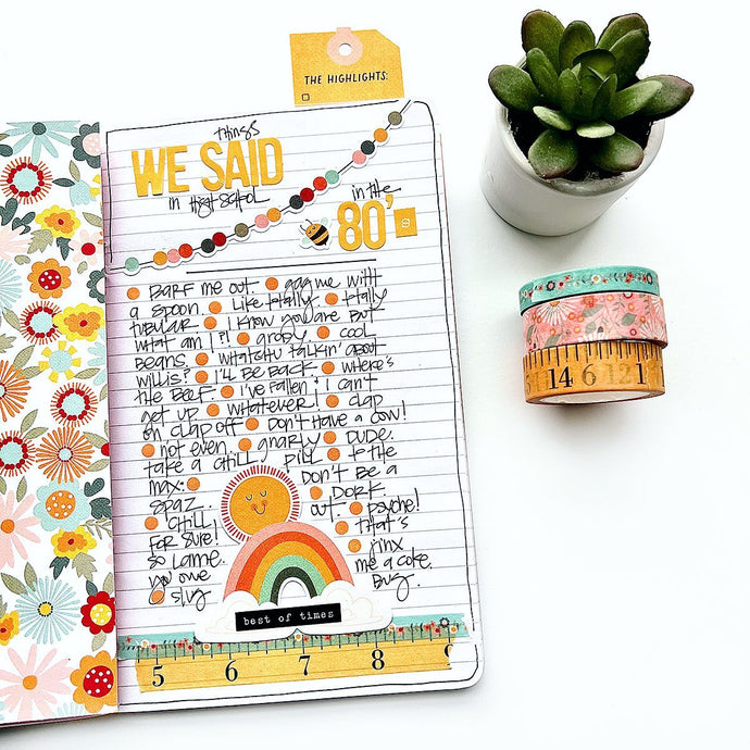 Things We Said in High School in the 80's List